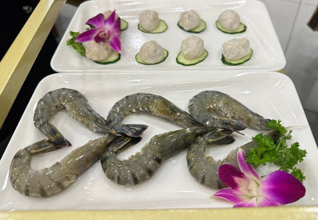 Fresh Hotpot Ingredients at Xiangshan Fish Steamboat Dining Loft Pavilion KL