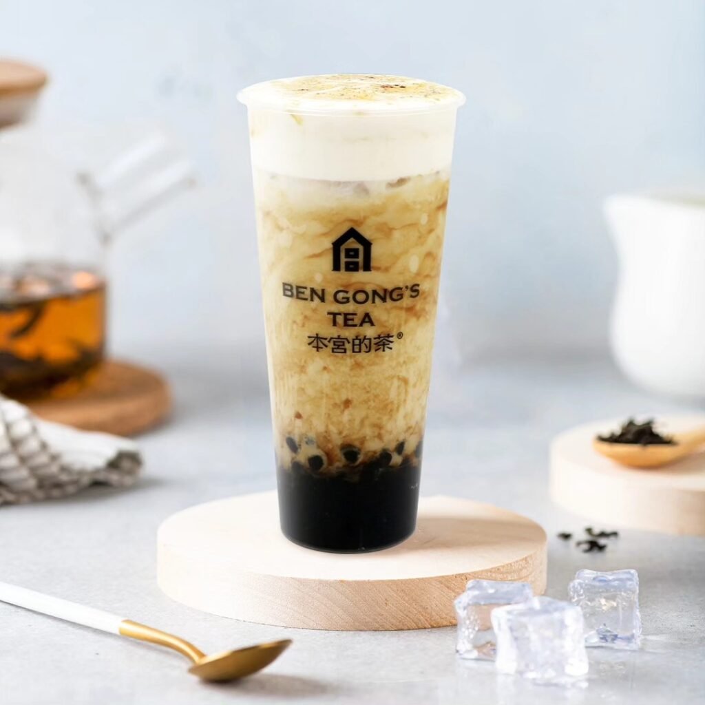 Brown Sugar Boba Milk Tea, available at Ben Gong’s Tea & Dessert, Gourmet Street Lalaport BBCC