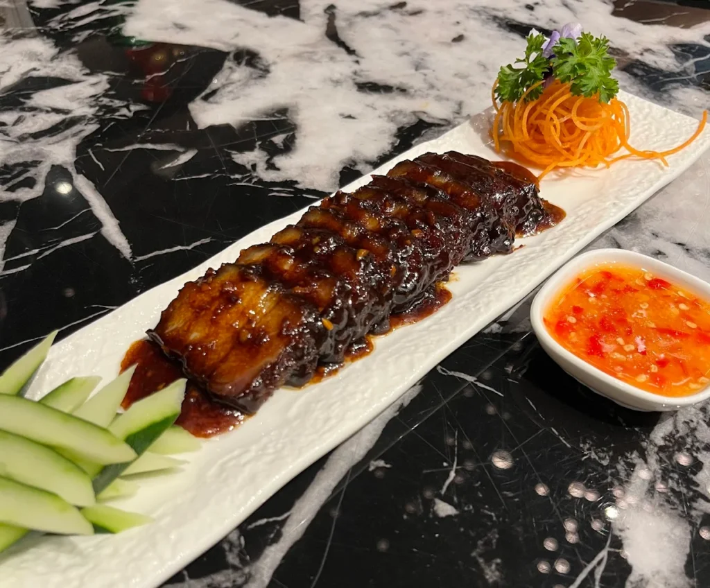 BBQ Pork Belly with Honey 'Black Char Siew' at Ting Shan Cuisine, Tuah 1895 BBCC