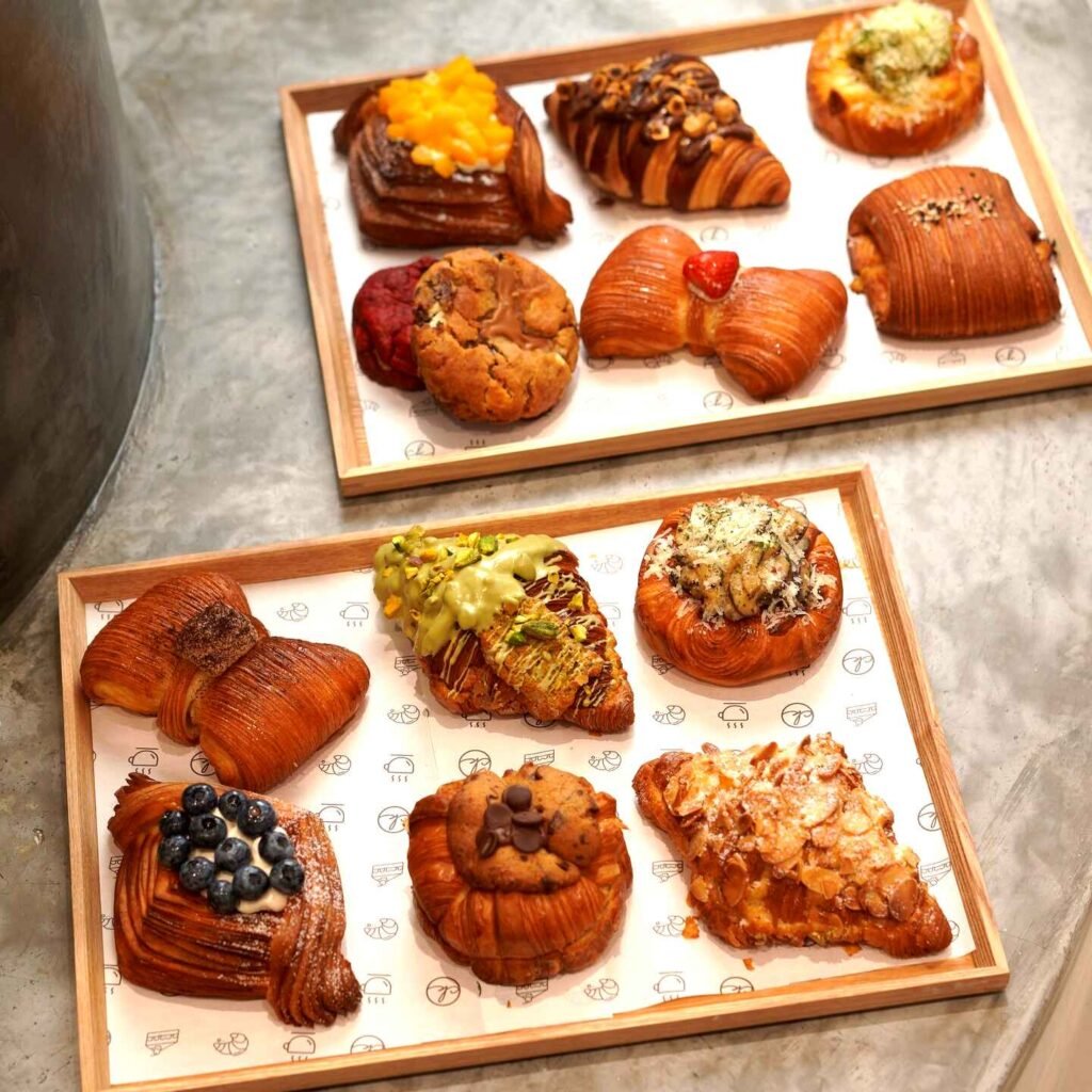 Various pastries available at Chef Kecik Boulangerie @ Tuah 1895 Bukit Bintang