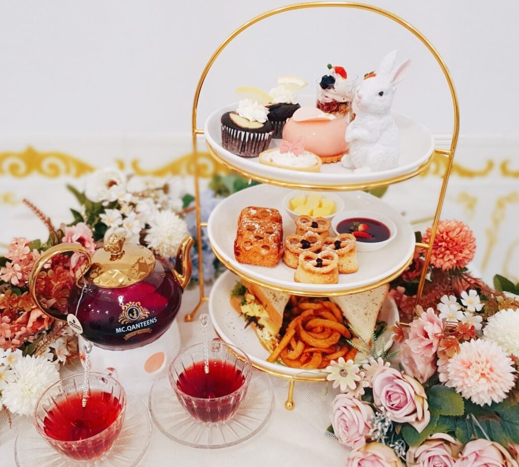 Hi Tea Set, a highlight at Mc.Qanteens Tearoom, Gourmet Street Lalaport BBCC