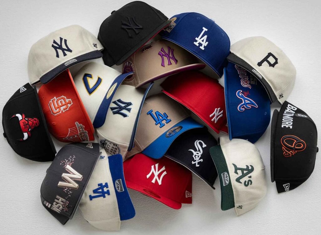 Various caps available at New Era