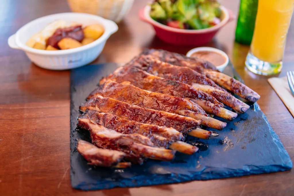 Spanish Iberico Pork Ribs, a traditional Iberian dish, also a signature dish at Marta’s Kitchen, Gourmet Street Lalaport BBCC