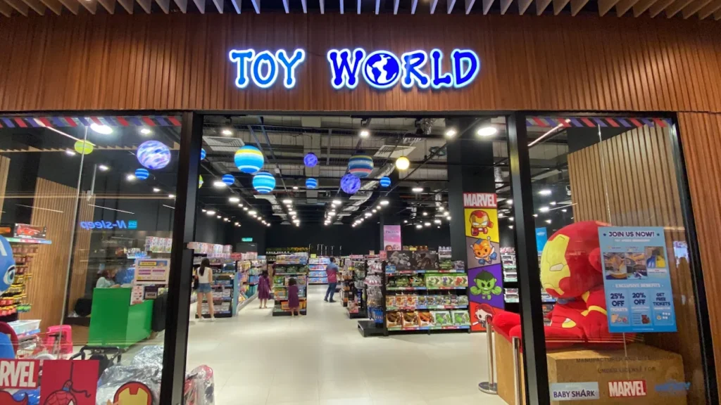 Toy World, a famous Malaysian toy shop.
