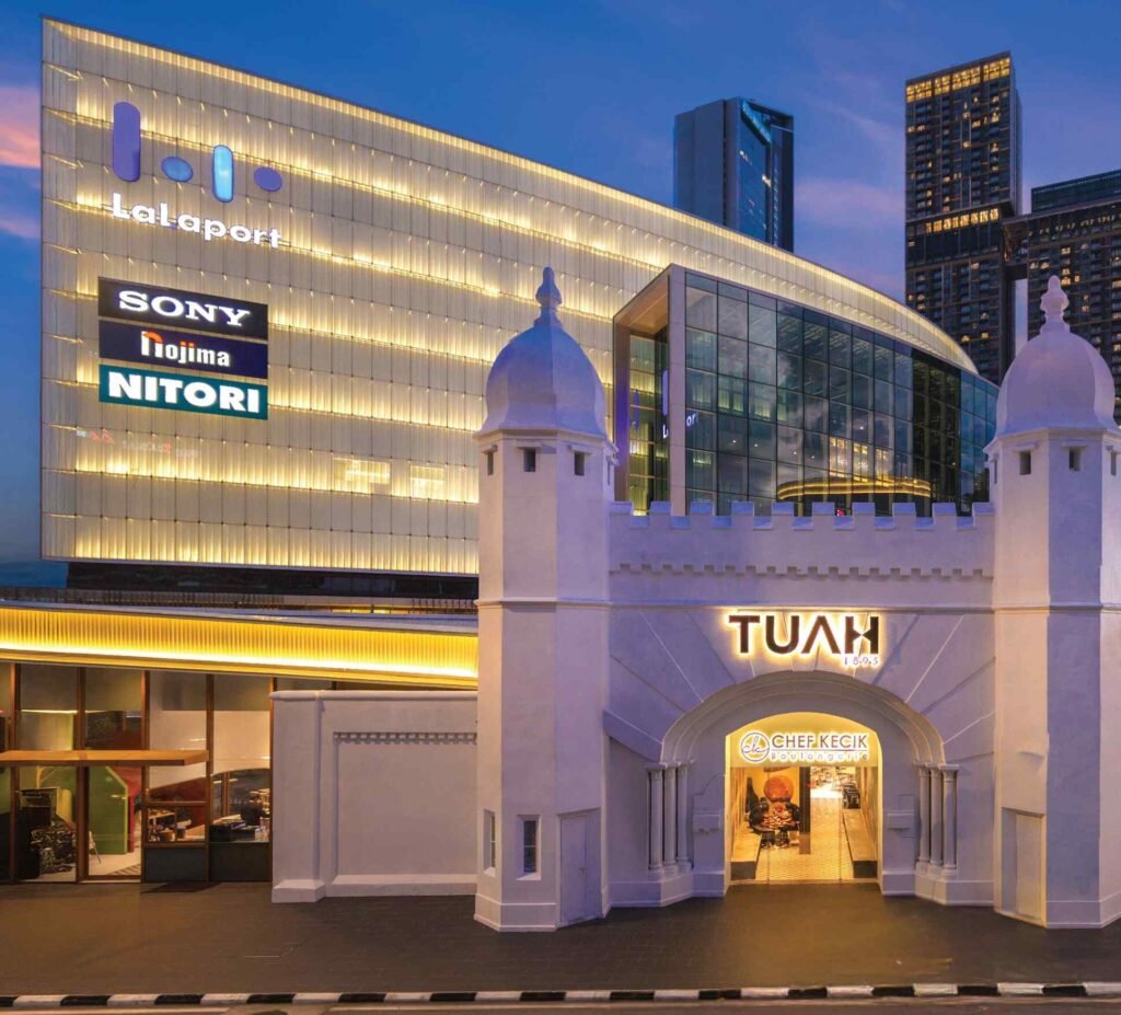 The Pudu Prison gate is a significant historical landmark in Kuala Lumpur, Malaysia. While the prison itself was demolished, the gate and a portion of the exterior wall were preserved and incorporated into the design of Tuah 1895, BBCC.