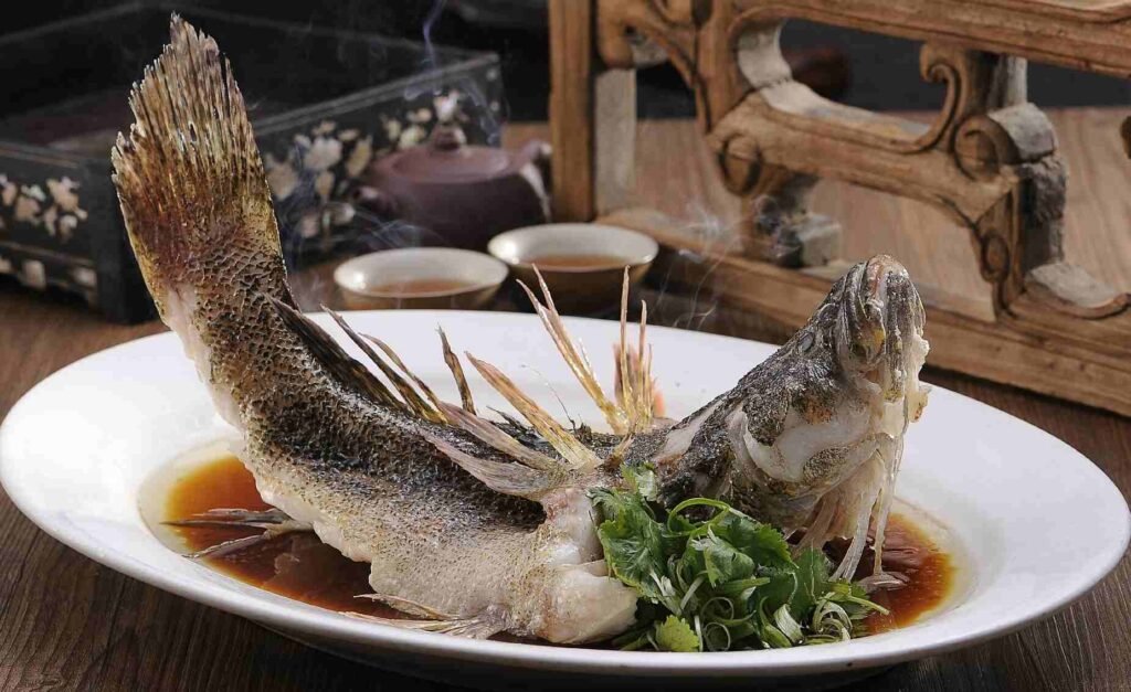 Steamed Bamboo Fish With Superior Soy Sauce