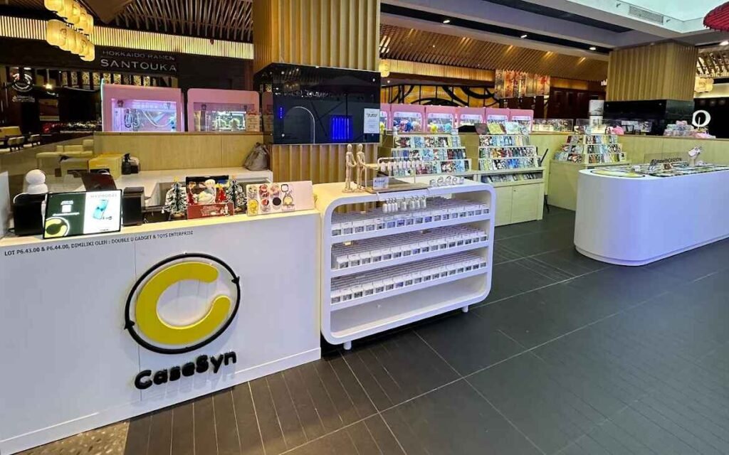 Mobile and tech gadget accessories at CaseSyn on display at Tokyo Street Pavilion Kuala Lumpur