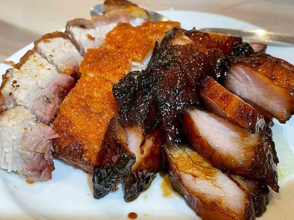 Barbecued Pork (Char Siu) & Crispy Roast Pork Belly (Siu Yuk), available at Village Roast Duck, Dining Loft Pavilion Kuala Lumpur.