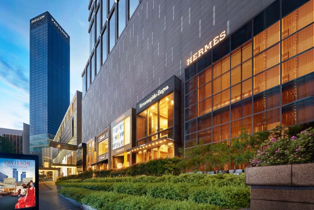 Luxury boutiques at Couture Pavilion, Pavilion Kuala Lumpur