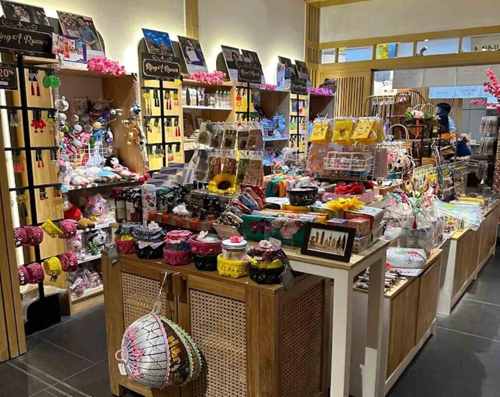 Japanese gifts on display at Okurimono by Liwu, Tokyo Street Pavilion Kuala Lumpur