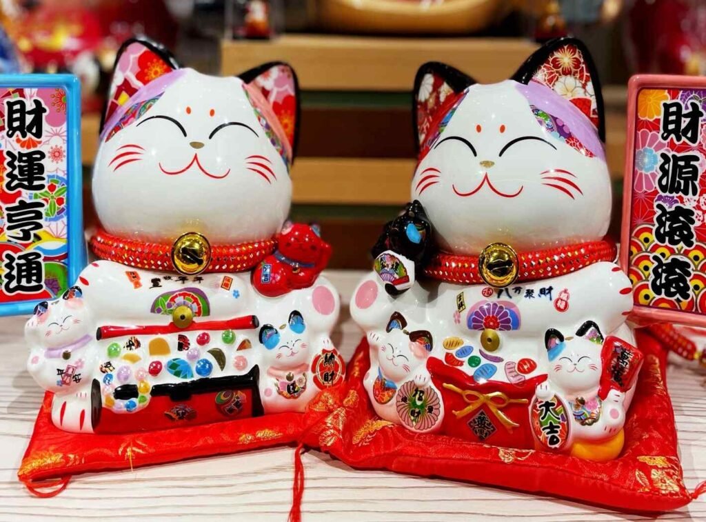 Maneki Neko (Lucky Cat or Beckoning Cat) at Koun Na Neko, Tokyo Street Pavilion Kuala Lumpur