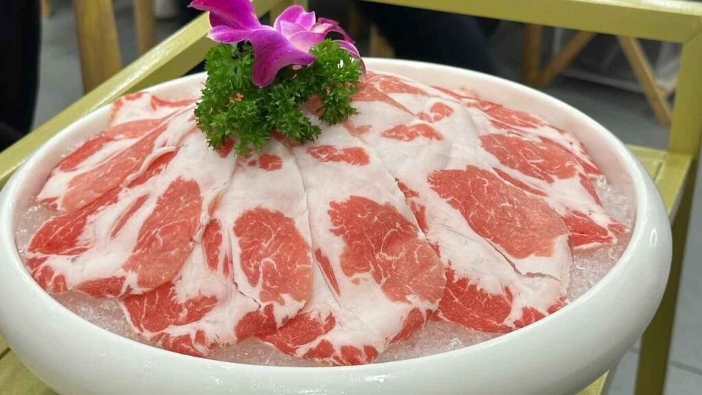 Marbled Pork Collar Slices at Xiangshan Fish Steamboat, Dining Loft Pavilion KL