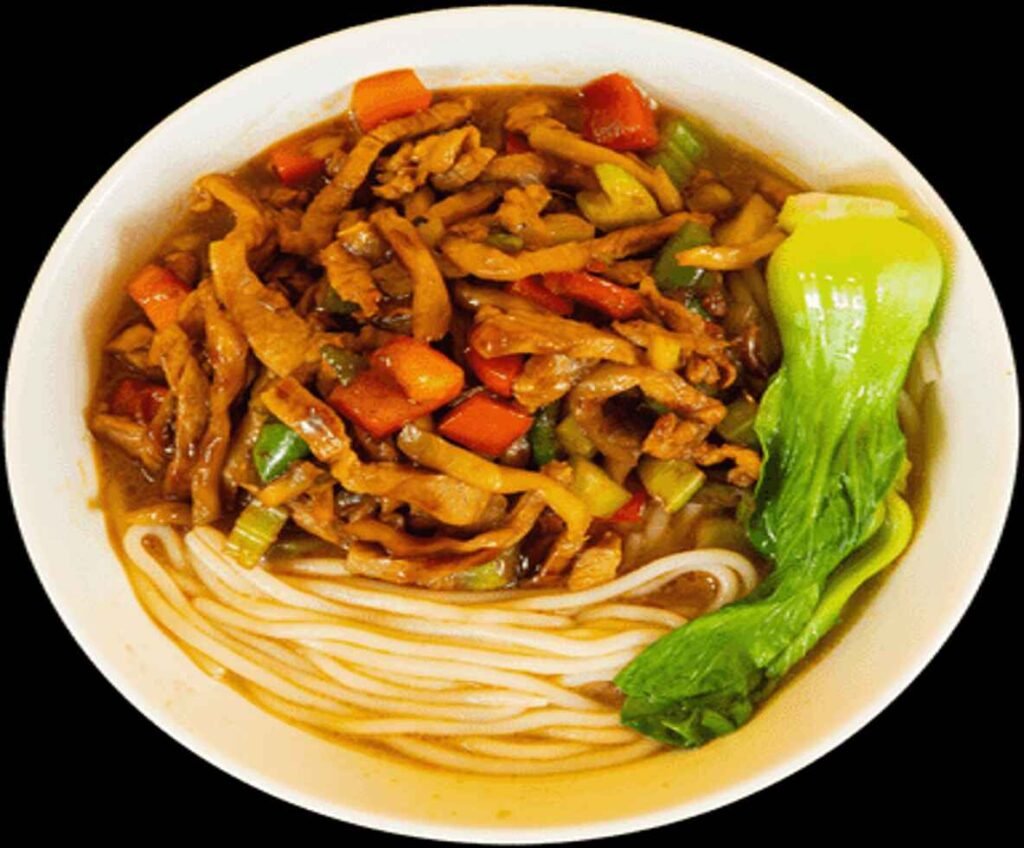 Rice Vermicelli With Pickled Vegetables & Pork Intestines, a signature dish at Xiao Chang Sha Mi Fen, Food Place Pavilion KL