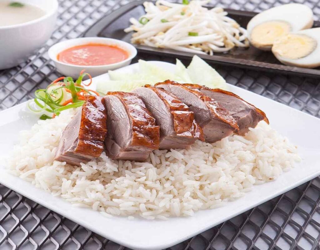 Roasted Duck Rice, a signature dish at Tong Roast, Food Republic Pavilion KL