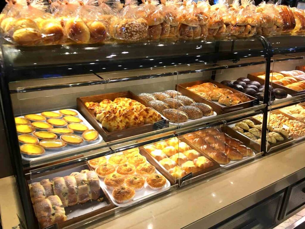 Various pastries on display at Tea & Yeast, Food Republic Pavilion KL