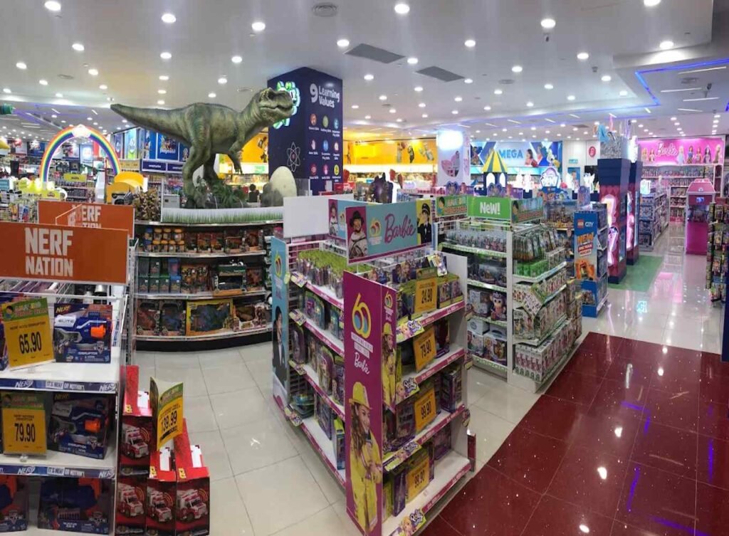 Thousands of toys on display at Toys “R” Us, Pavilion Elite, Bukit Bintang Kuala Lumpur